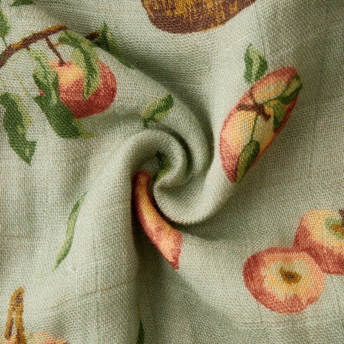Apple Big Lovey Three-Layer Muslin Blanket
