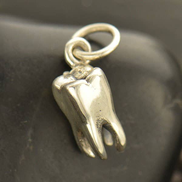 Realistic Tooth Charm 15x8mm