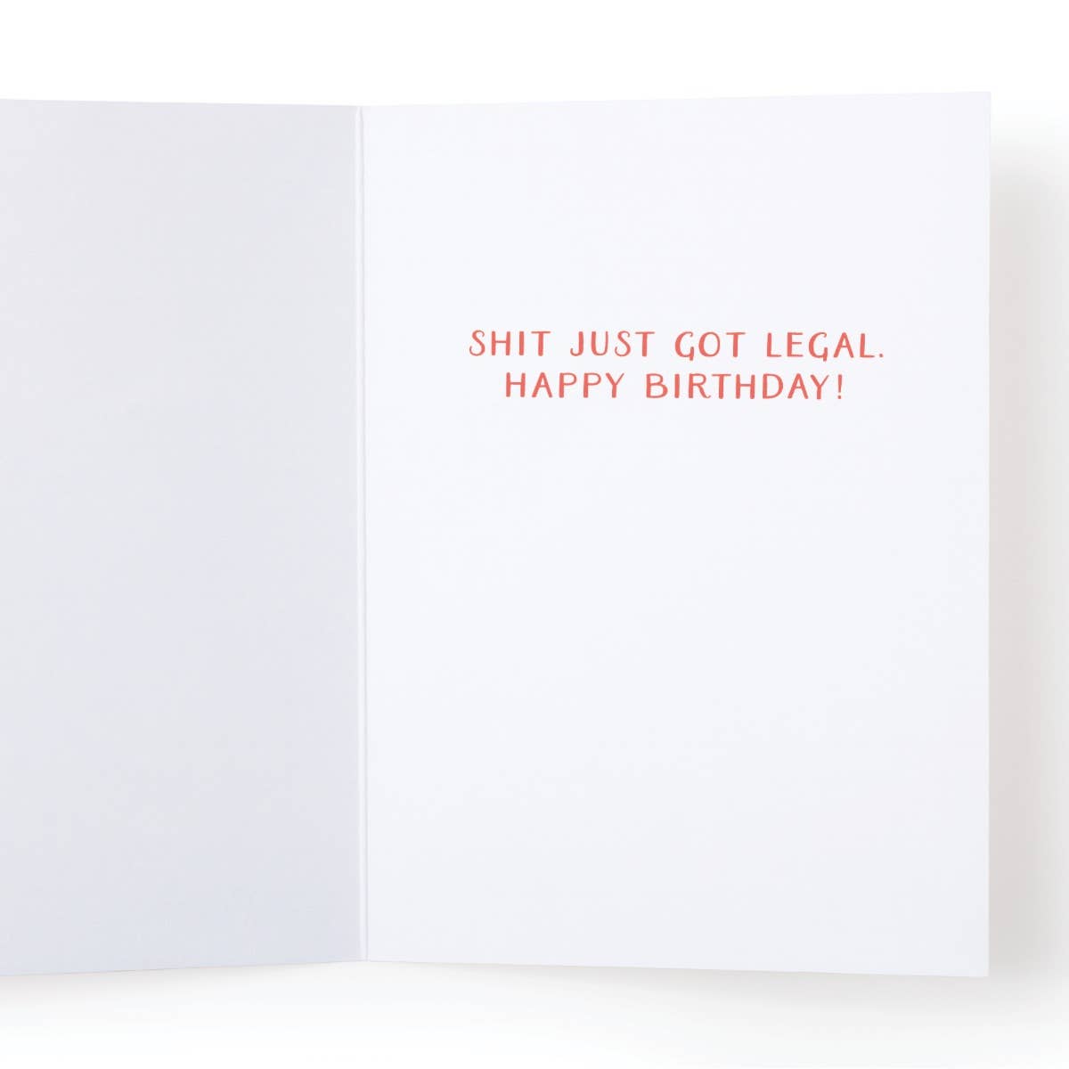 Omg You're Finally [21] Greeting Card