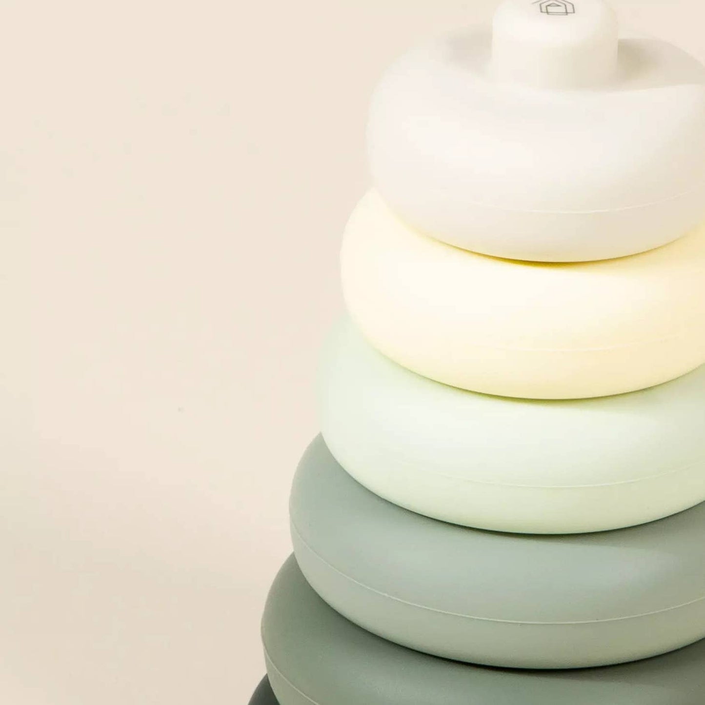 Set of 6 Silicone Stackable Rings