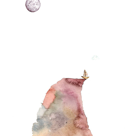 Repose - Watercolor Art Print - 8x10