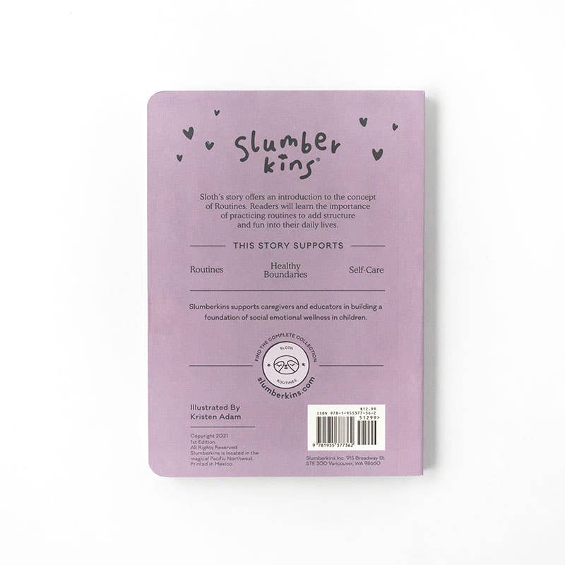 Sloth's Routines Plush Set - with 2 books!