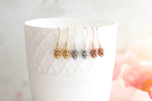 Little Pine Cone Earrings