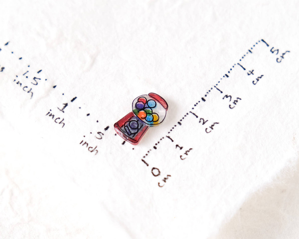 Retro Gumball Machine Stud Earrings