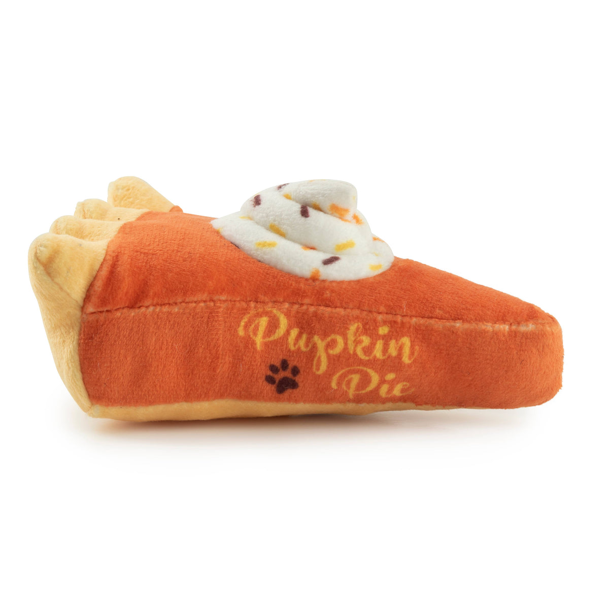 Pupkin Pie Slice Hallloween Fall 2026 Plush Squeaker Dog Toy
