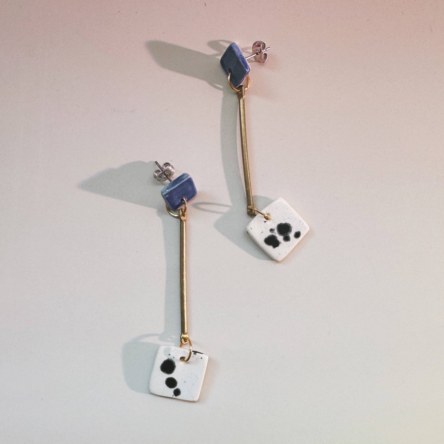 Liz-ceramic bold earrings