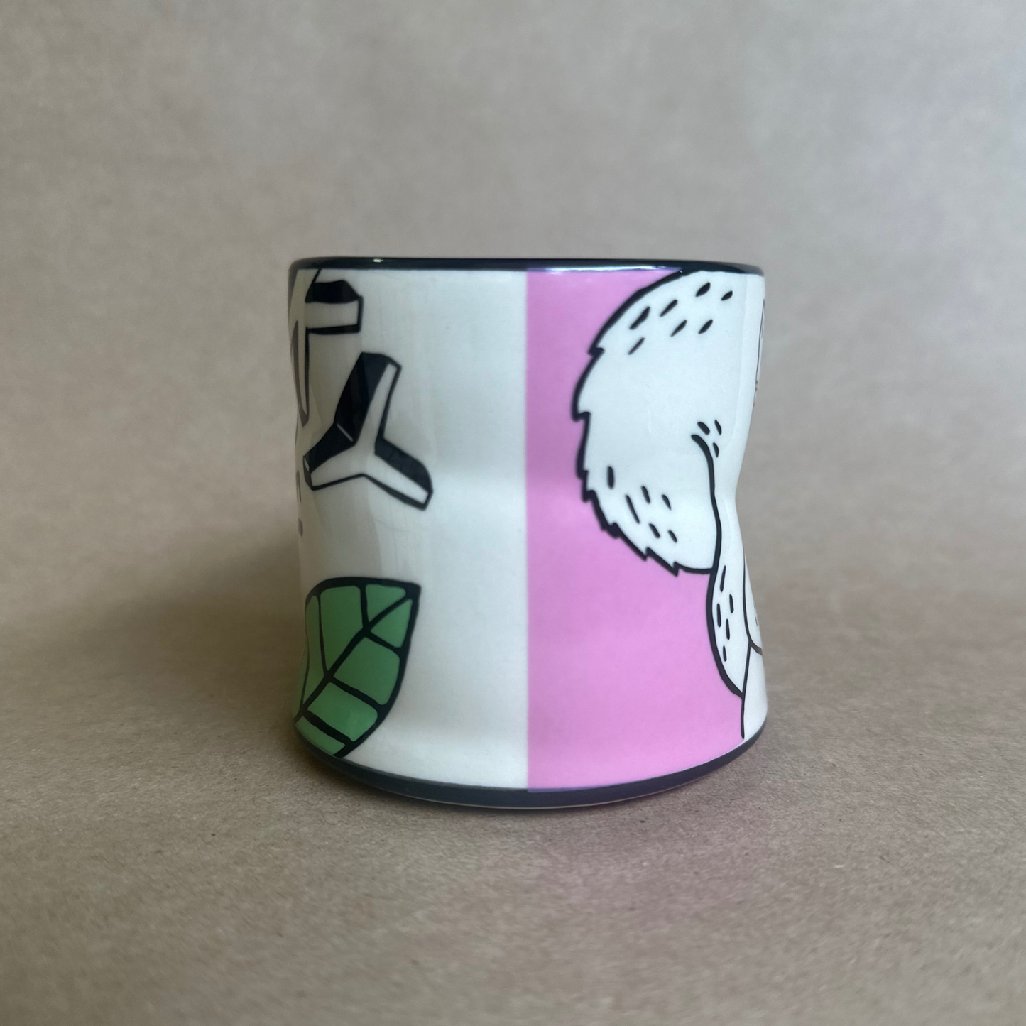 Lucky Squirrel Cup - Medium Ceramic Mug