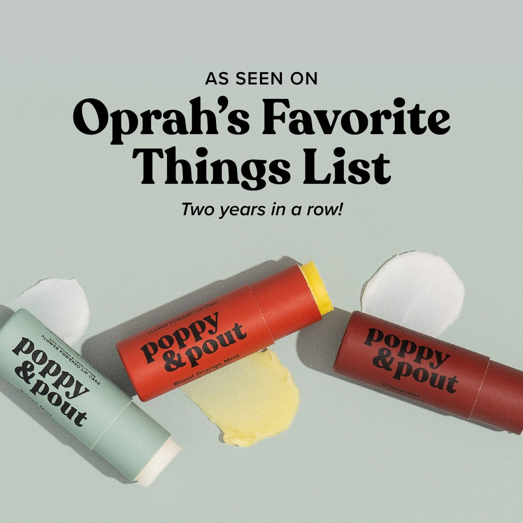 Blood Orange Mint Poppy & Pout Lip Balm