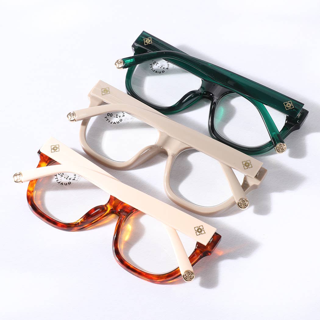 Chunky Square Glasses Frame Reading Glasses