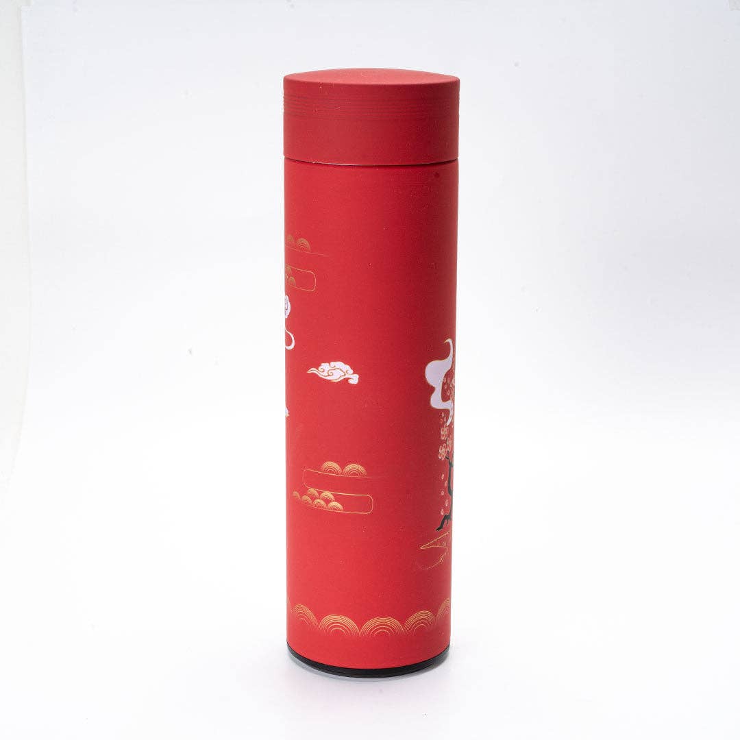 Cherry Blossom Cranes 17oz Vacuum Insulated Stainless Steel Thermos Flask