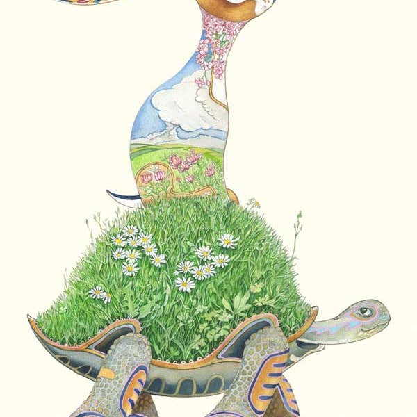 Tortoise and the Hare Greeting Card