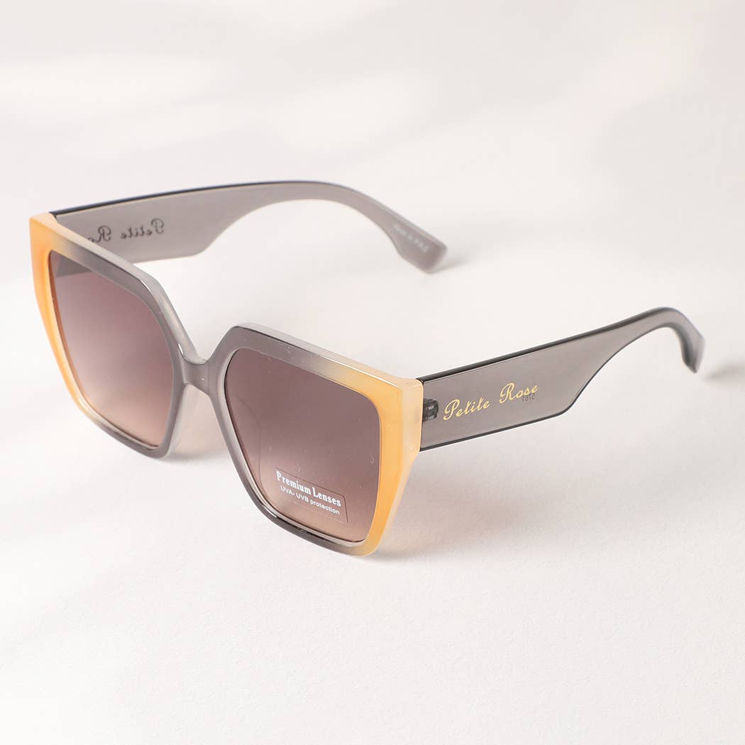 Oversized Square Cat Eye Chunky Sunglasses