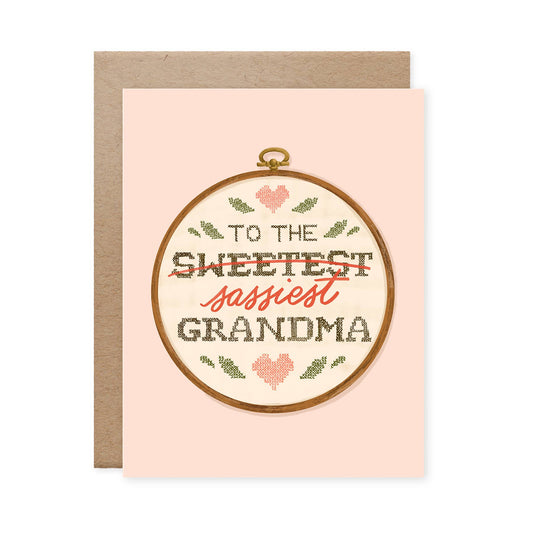 The Sassiest Grandma/Nana Mother's Day Card