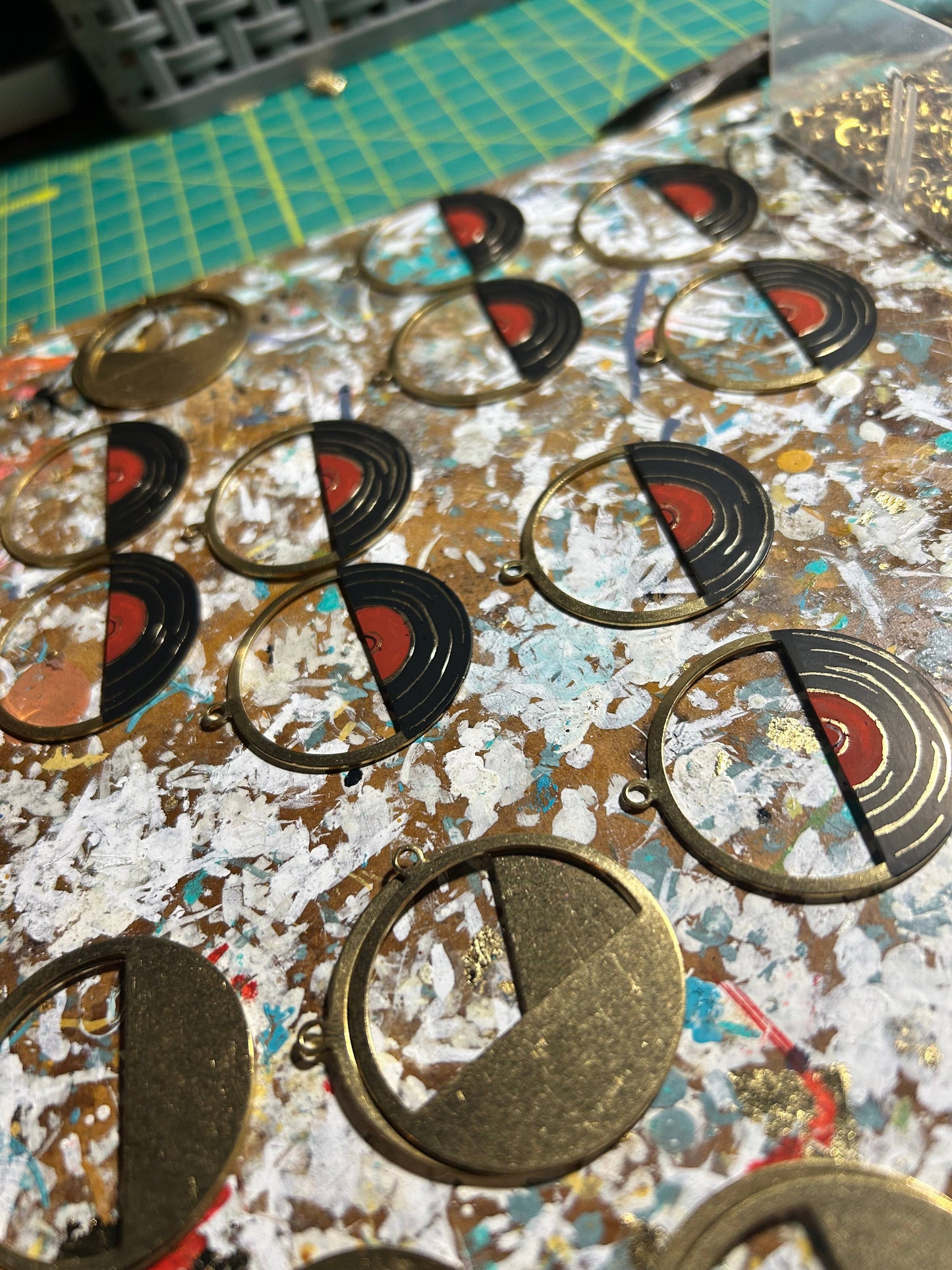 Record Store Earrings