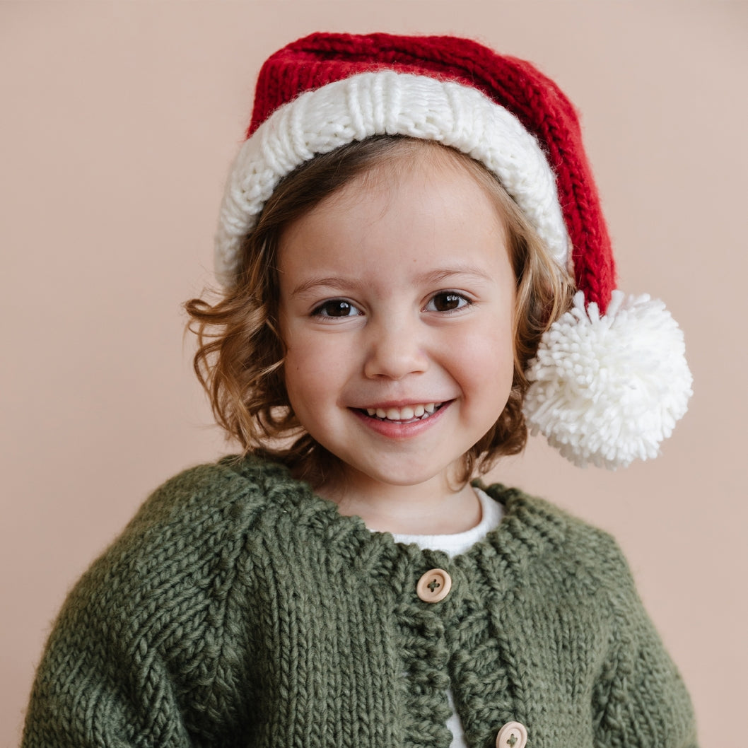 Knitted Nicholas Santa Hat