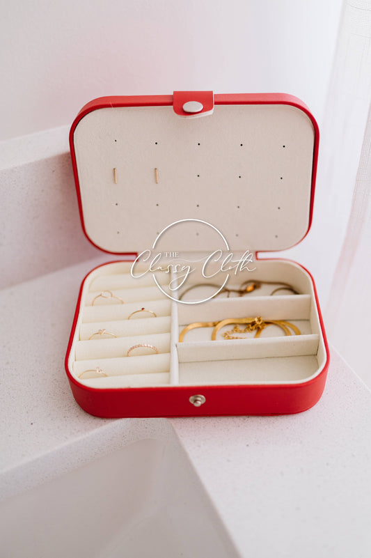 Jewelry Case - Red