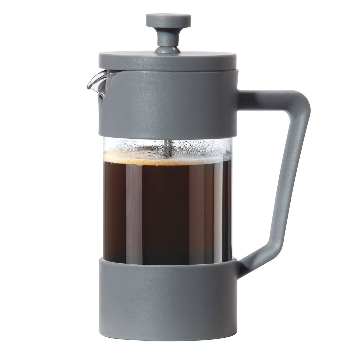 French Press 3 Cup Coffee Maker (350 ml, 12 oz) Gray
