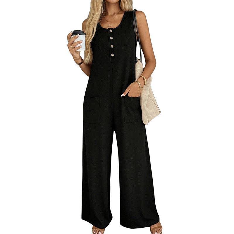Casual Loose Strap Jumpsuit