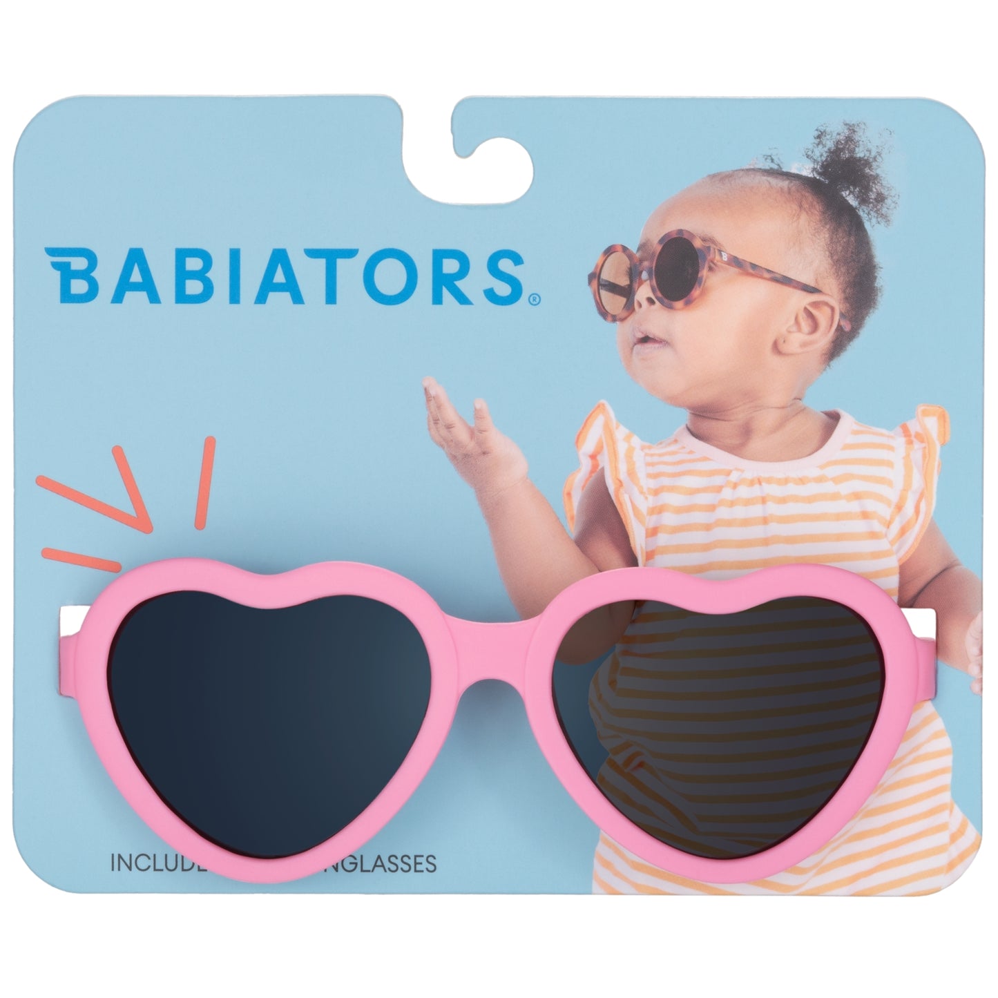 Candy Pink Heart Kids Sunglasses