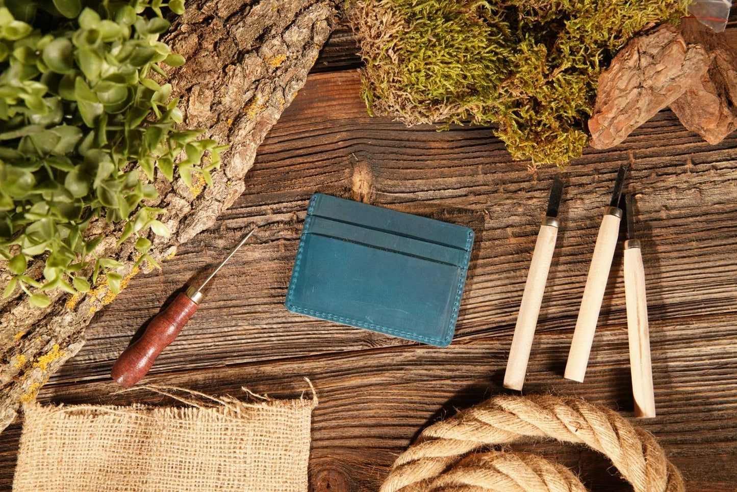 Leather Card Holder Wallet