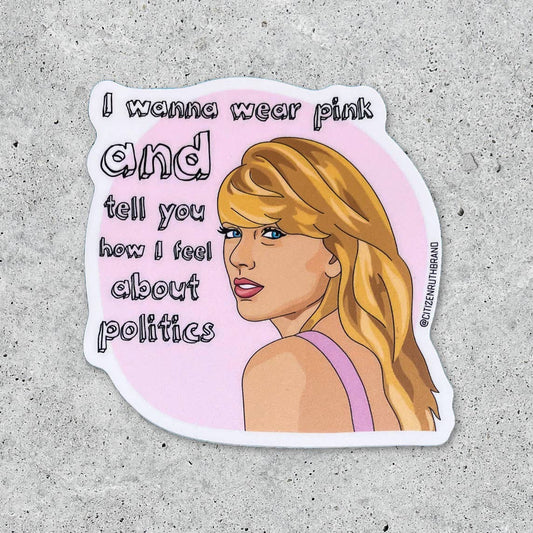 Taylor Swift Politics Sticker