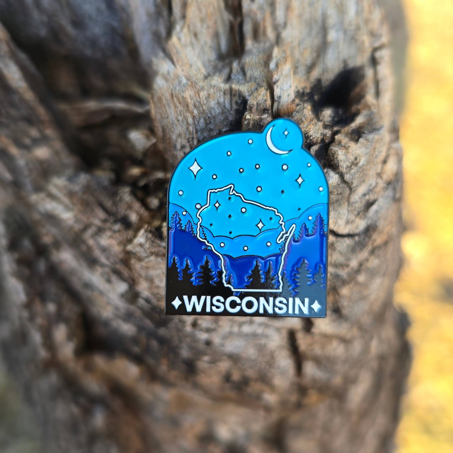 Wisconsin enamel pin