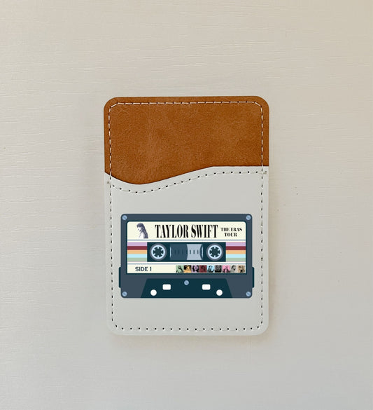 Eras Tour Cassette Tape Leather Card Wallet
