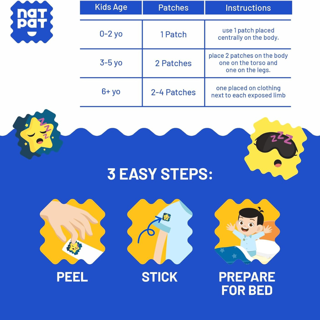 NATPAT Bedtime Stickers