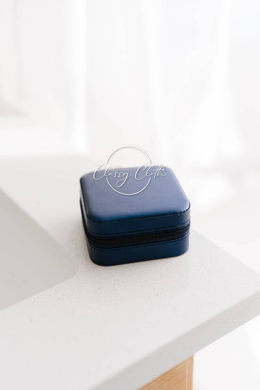 Mini Jewelry Case - Navy