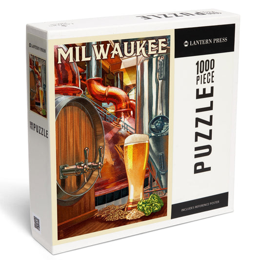Milwaukee Art Of Beer 1000 Piece Puzzle