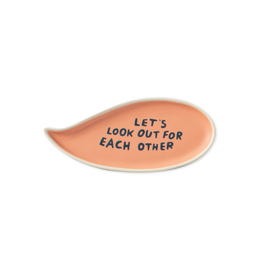 Let's Look Out Word Bubble Tray