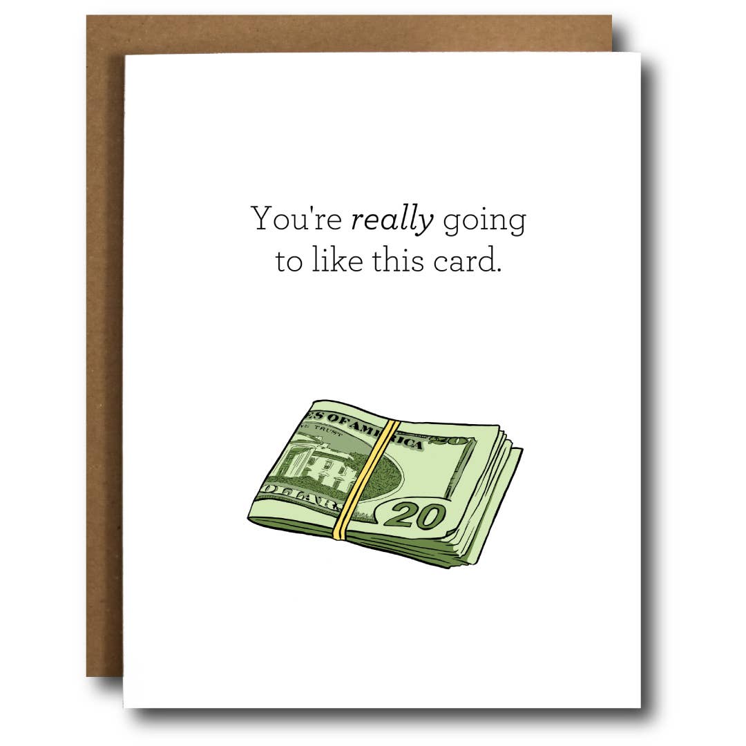 Funny Money Graduation Card