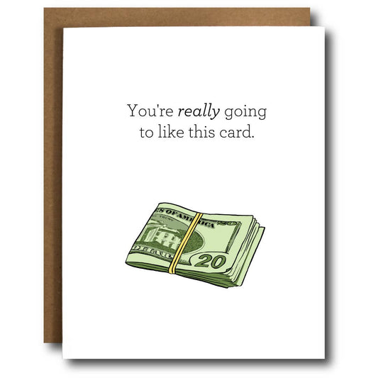 Funny Money Graduation Card