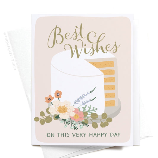 Best Wishes Cake Greeting Card