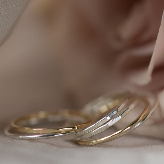Smooth Wish Thin Stacking Ring