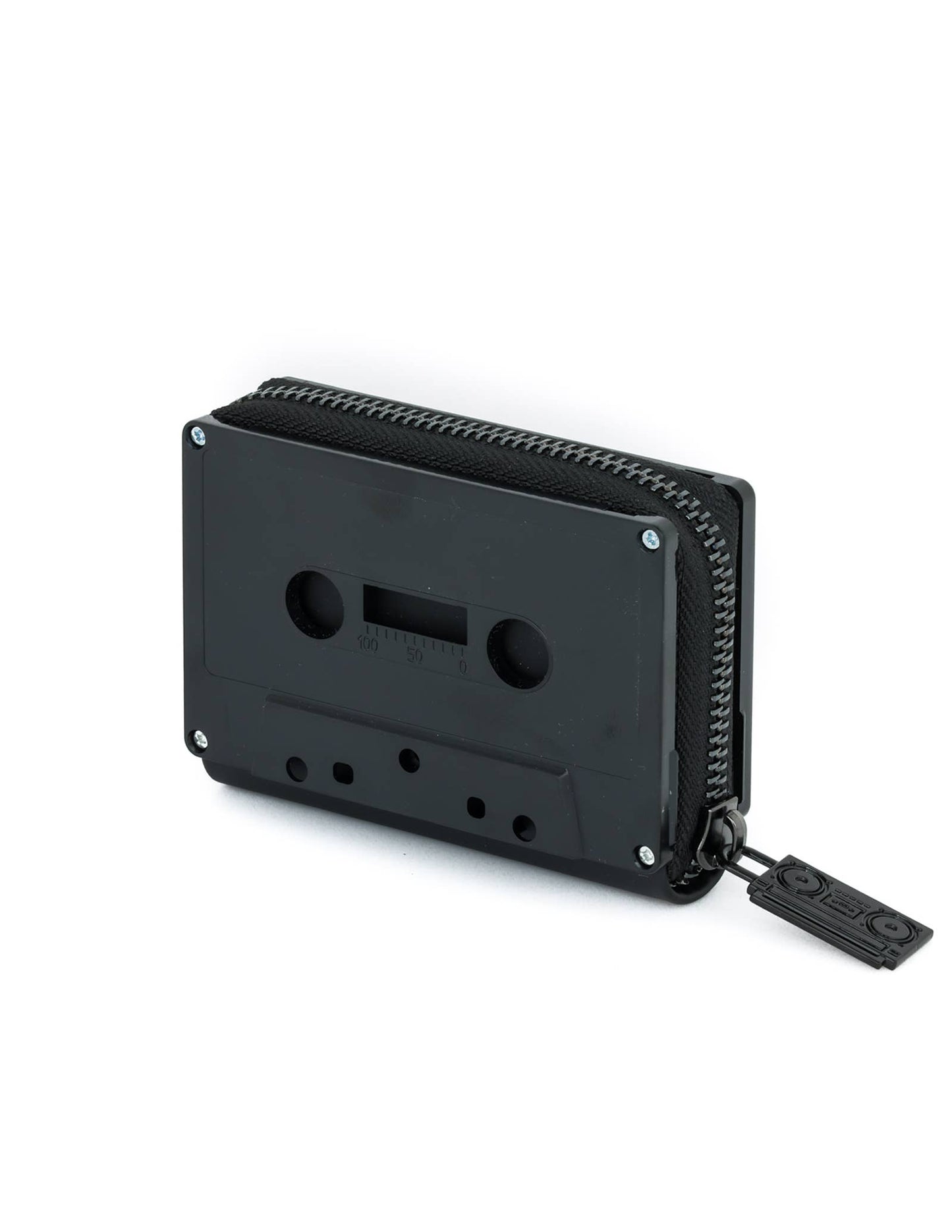 Black 80's Retro Cassette Tape Wallet
