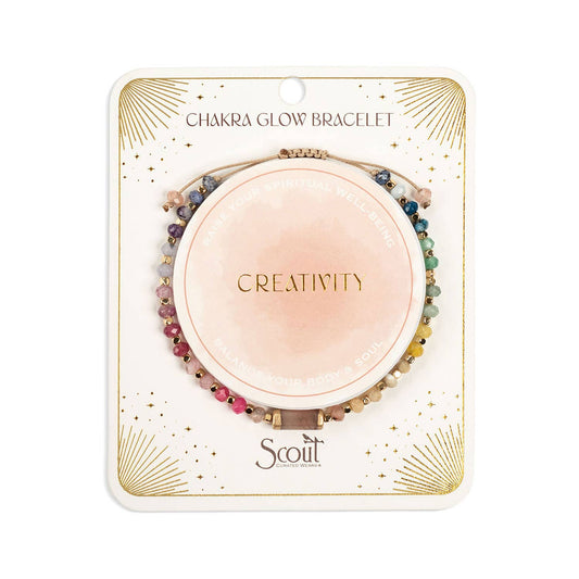 Chakra Glow Bracelet - Creativity/Sacral/Gold