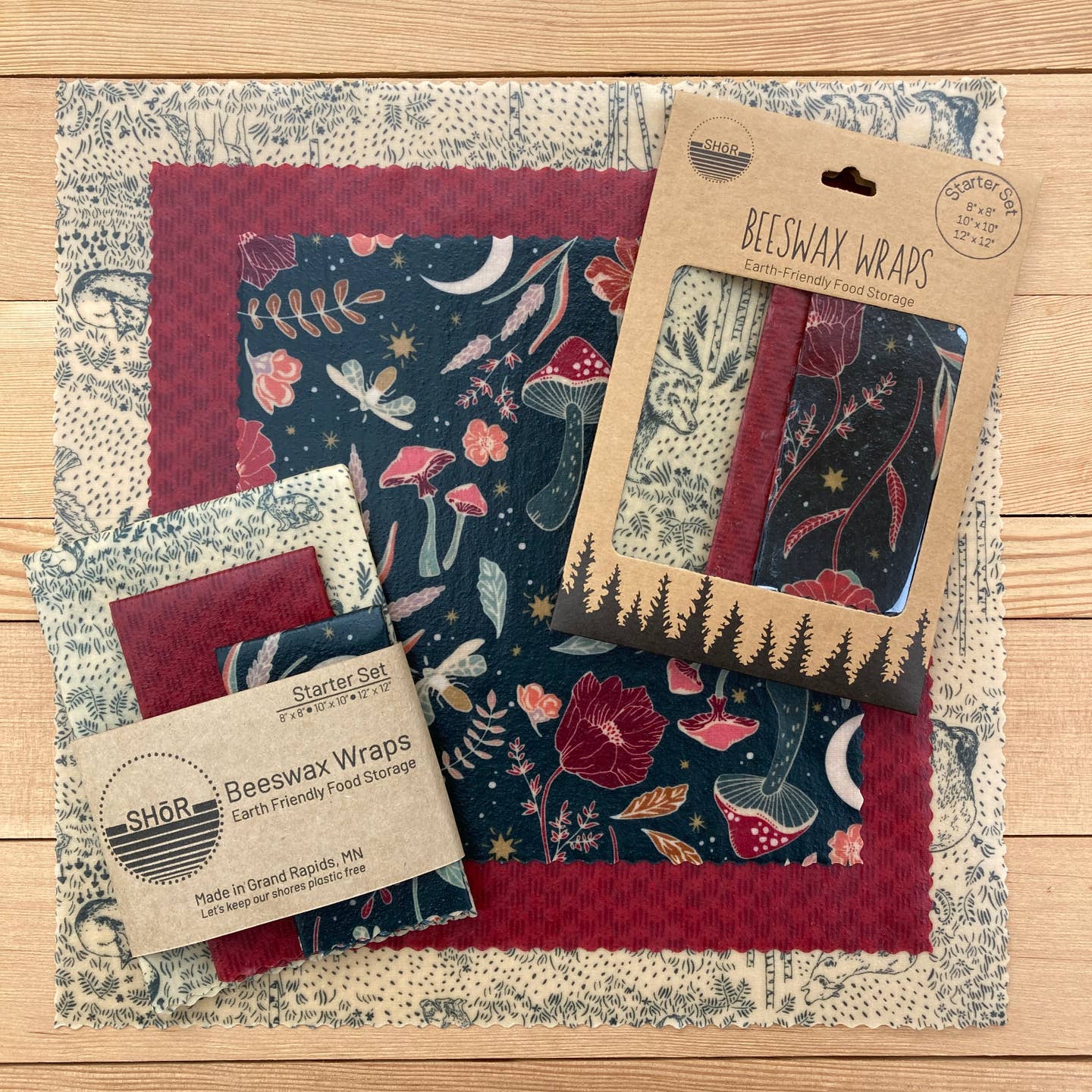 Beeswax Wraps Starter Set