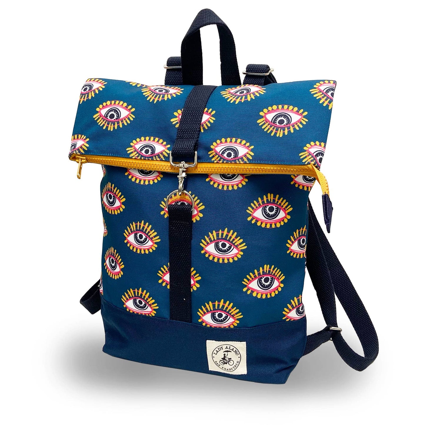 Mini Brightday Backpack: Eye Dark Teal