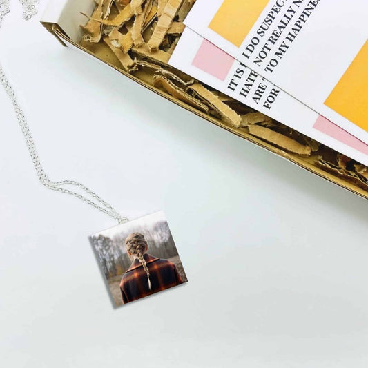 Taylor Swift 'Evermore' Miniature Album Necklace