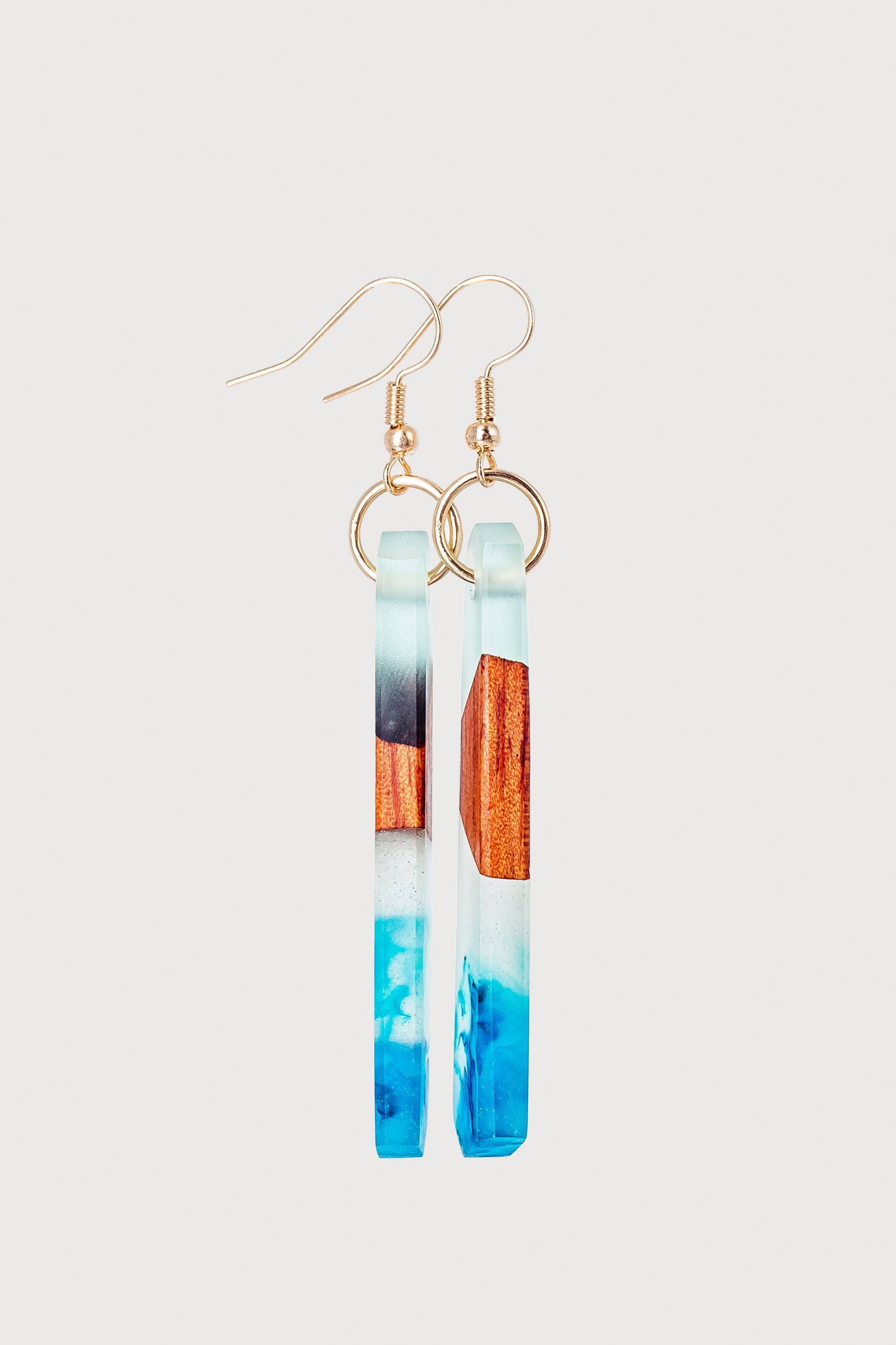 Blue Swirl Earrings