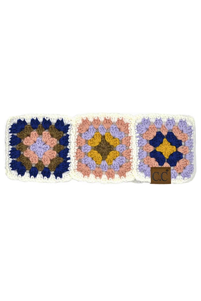C.C Multi Color Crochet Handmade Headwrap