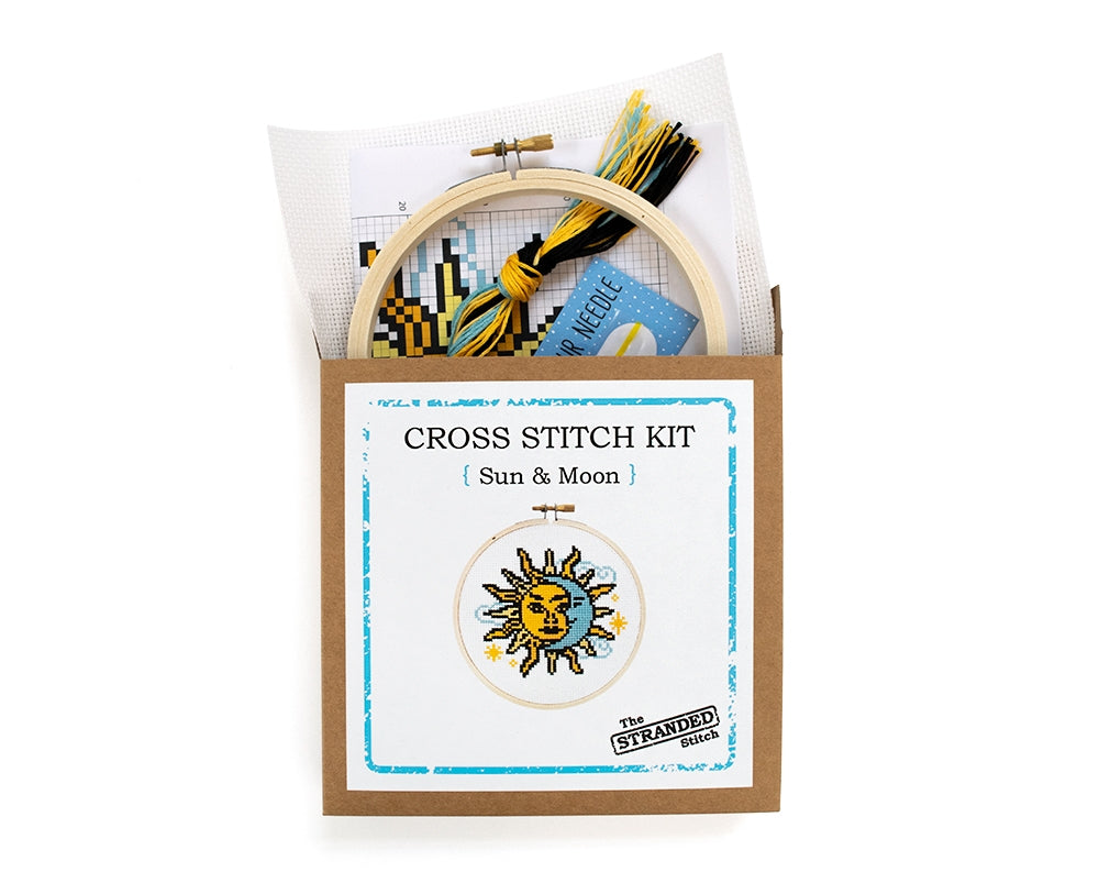Sun and Moon Cross Stitch Kit