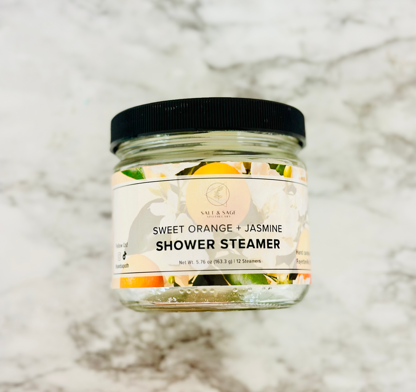 Sweet Orange + Jasmine Mini Shower Steamers
