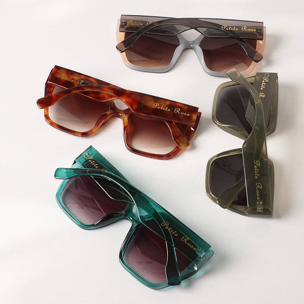 Oversized Square Cat Eye Chunky Sunglasses