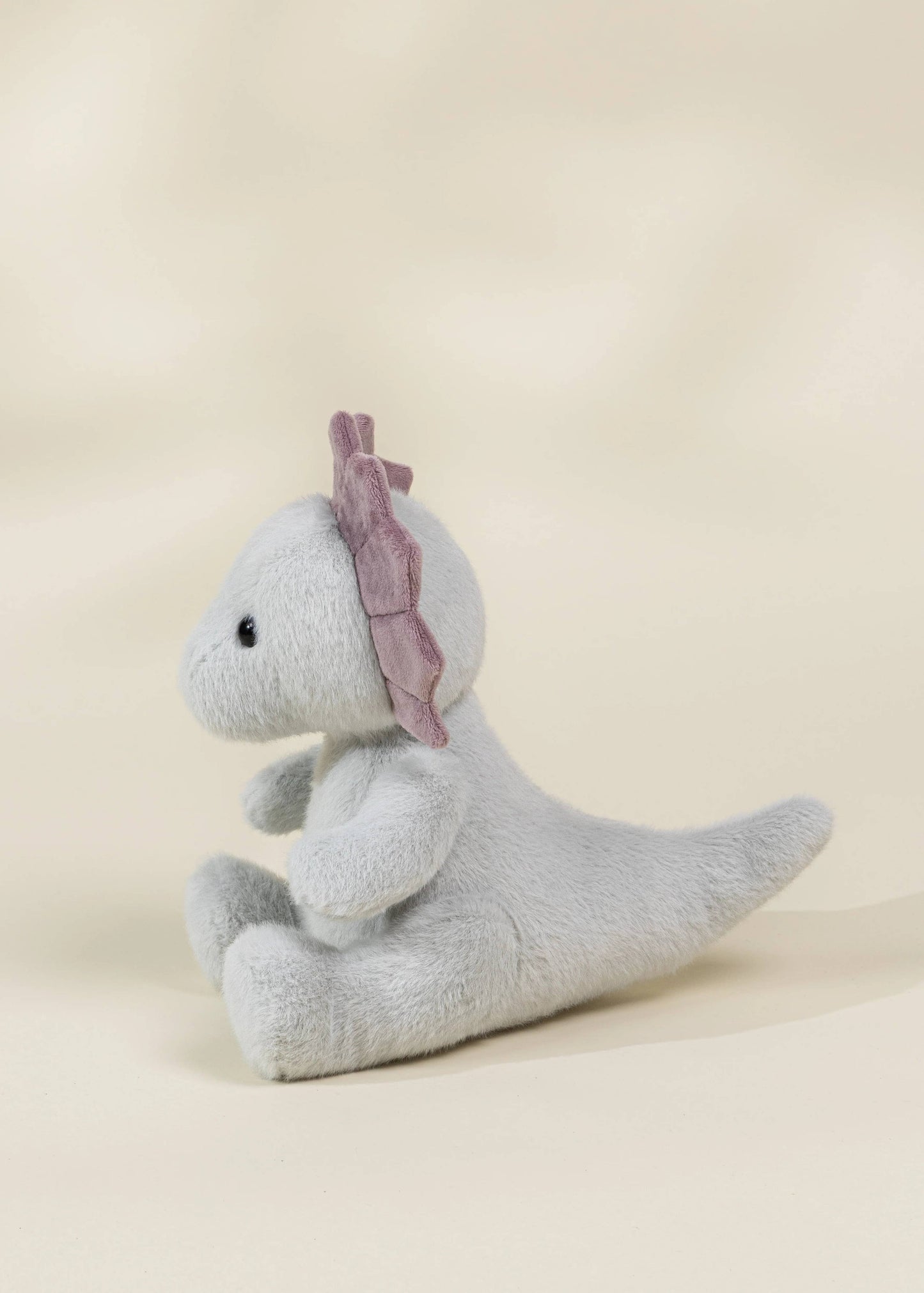 Dino Plush Toy - Grey Triceratop