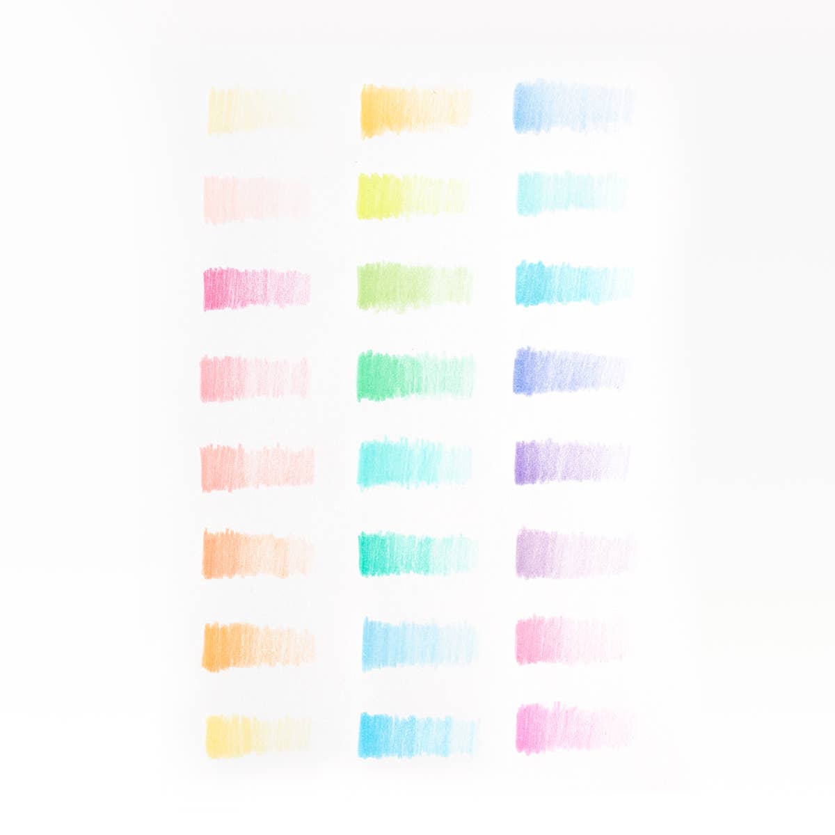 Pastel Hues Colored Pencil Set of 24