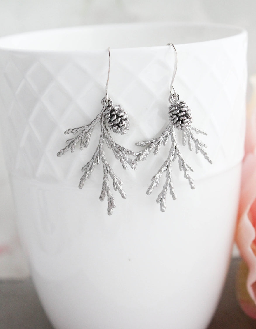 Cedar Branch Earrings