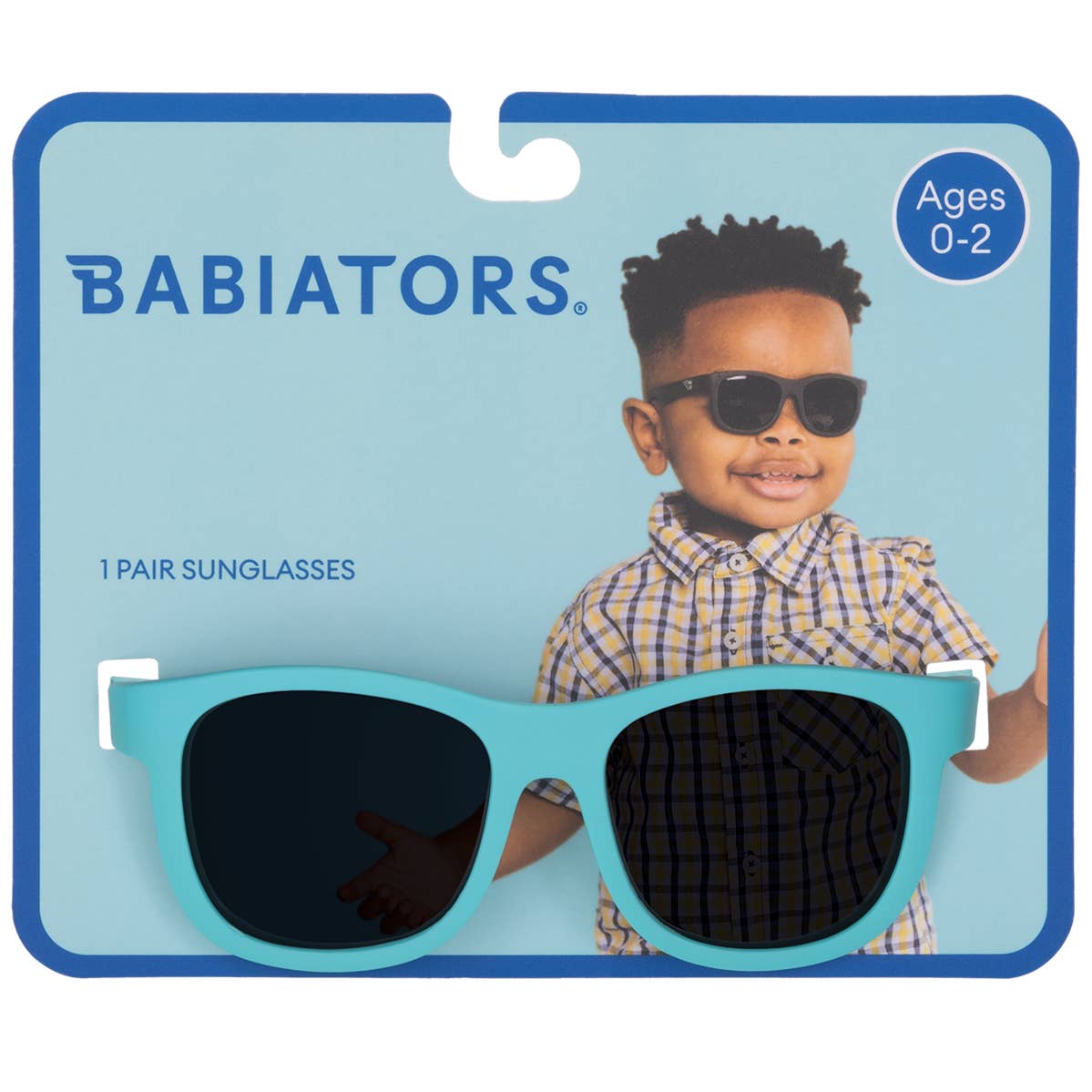 Turquoise Navigator Kids Sunglasses