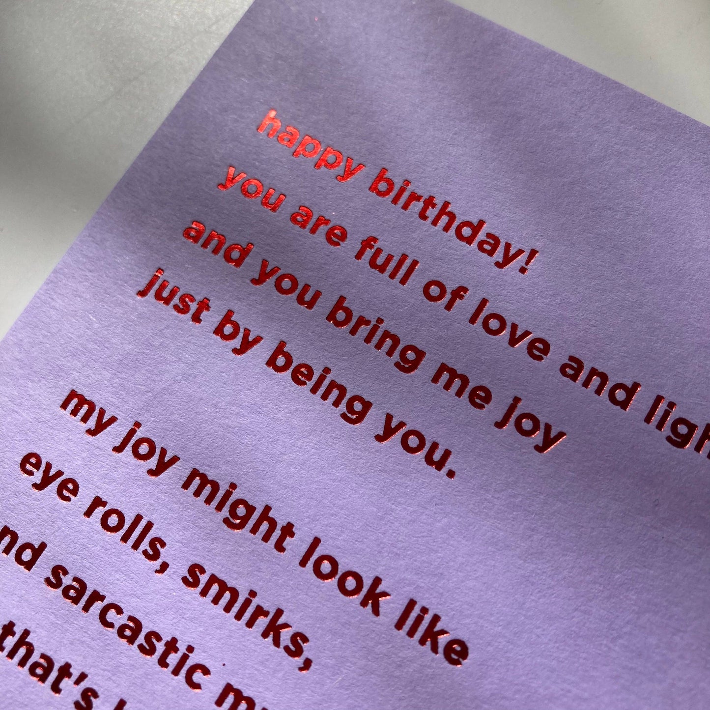 Love and Light Birthday - Greeting Card